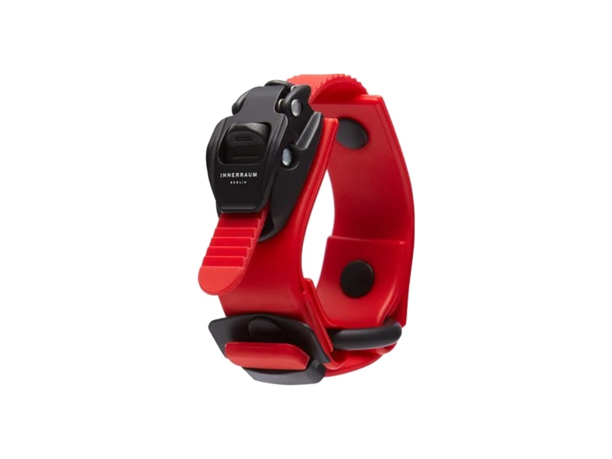 B01 1 RING BRACELET RED BLACK MATT 0000